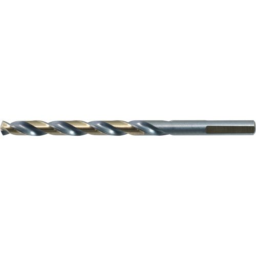 Foret &agrave; queue r&eacute;duite et &agrave; 3 m&eacute;plats courte &agrave; tige DRILLCO, Acier rapide, 1/16", 1-7/8" lo, 7/8" Cannelure, 140° Angle Kelford