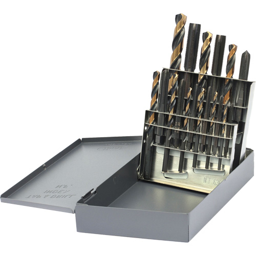 Drillco&reg; Tap & Drill Set, 18 Pieces Kelford