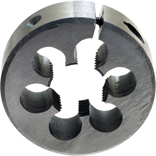 Drillco&reg; Round Adjustable Pipe Die, 1/16"-27 Thread, High Speed Steel Kelford