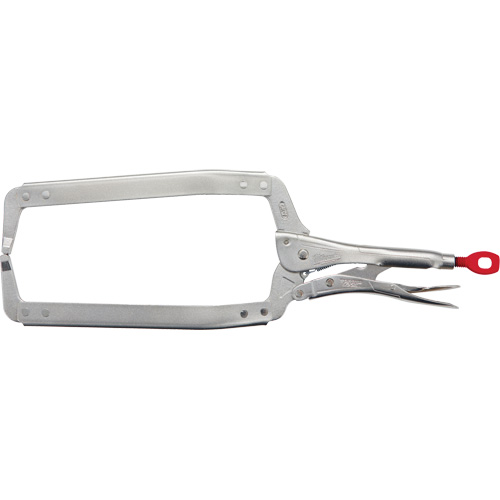 Torque Lock Locking Pliers with Regular Jaws, 18" Length, C-Clamp Kelford