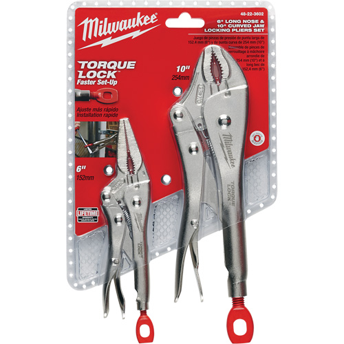 Torque Lock Locking Pliers Set, 2 Pieces Kelford