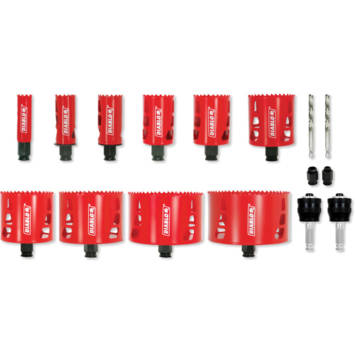 Electrician's Bi-Metal Hole Saw Set, 16 Pieces Kelford