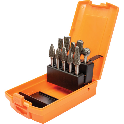 DC Carbide Burr Kit, 10 Pieces Kelford