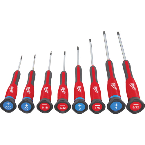 Jeu de tournevis de pr&eacute;cision, 8 mcx Kelford