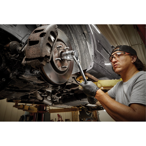 SAE Socket with Four Flat Sides, 3/8", 1/2" Drive, 6 Points, Deep Kelford