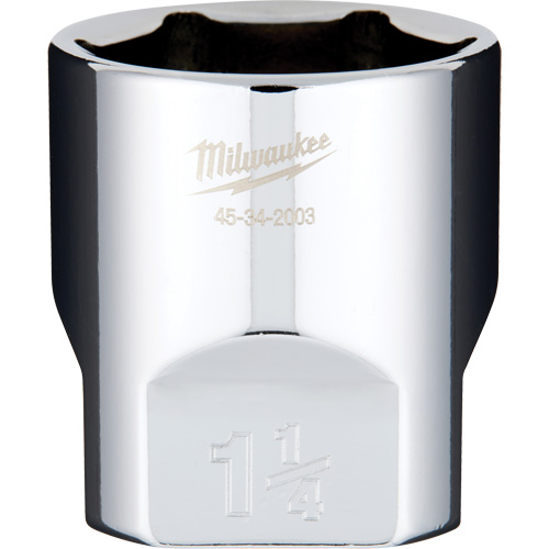 Prise SAE avec c&ocirc;t&eacute;s Four Flats, 1-1/4", Prise 1/2", 6 pans Kelford