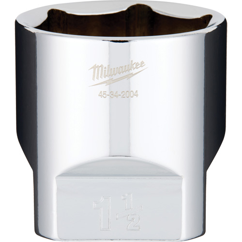 SAE Socket with Four Flat Sides, 1-1/2", 1/2" Drive, 6 Points Kelford