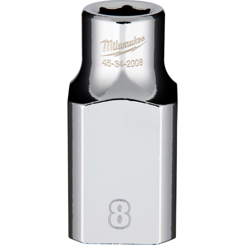 Metric Socket with Four Flat Sides, 8 mm, 1/2" Drive, 6 Points Kelford