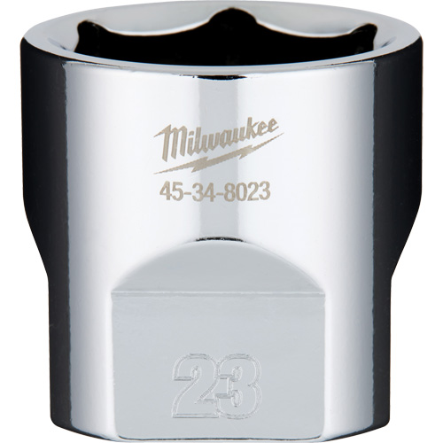 Metric Socket with Four Flat Sides, 23 mm, 3/8" Drive, 6 Points Kelford