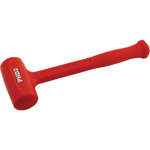 One-Piece Dead Blow Hammer, 1.6 lbs., Smooth Grip, 12-3/4" L Kelford