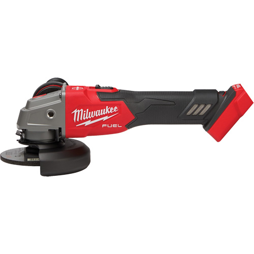 Meuleuse &agrave; frein &agrave; vitesse variable avec interrupteur &agrave; glissi&egrave;re verrouillable M18 Fuel, 18 V, Mandrin 5"/4-1/2", Lithium-ion Kelford