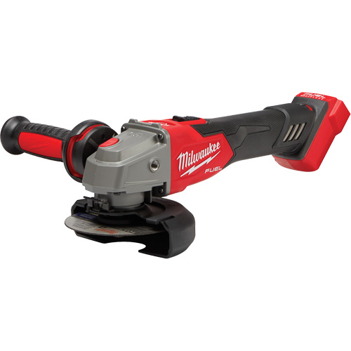 Meuleuse &agrave; frein &agrave; vitesse variable avec interrupteur &agrave; glissi&egrave;re verrouillable M18 Fuel, 18 V, Mandrin 5"/4-1/2", Lithium-ion Kelford