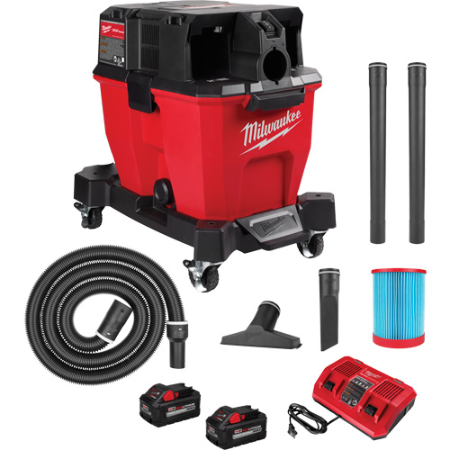 M18 Fuel Cordless Dual-Battery Wet/Dry Vacuum, 18 V, 9 gal. Capacity Kelford