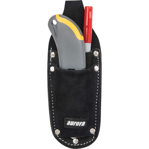 Utility Pouch, Knife Holder, Leather, 3 Pockets Kelford