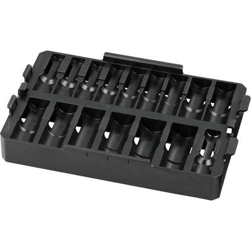 Packout Removable 16-Piece Organizer for Shockwave Impact Duty 1/2" Drive Sockets Kelford