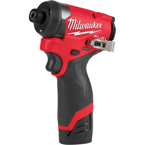 M12 Fuel Hex Impact Driver Kit, 1/4", 1500 in-lbs Max. Torque, 12 V, Lithium-Ion Kelford