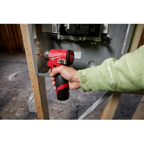 M12 Fuel Hex Impact Driver Kit, 1/4", 1500 in-lbs Max. Torque, 12 V, Lithium-Ion Kelford
