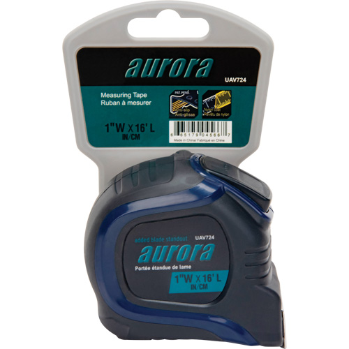Ruban &agrave; mesurer, 1" x 16', Marques de goujon Imp&eacute;rial & m&eacute;trique Kelford