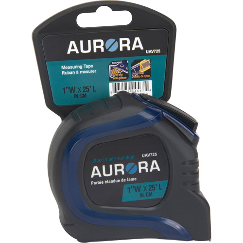 Ruban &agrave; mesurer, 1" x 25', Marques de goujon Imp&eacute;rial/Imp&eacute;rial & m&eacute;trique Kelford