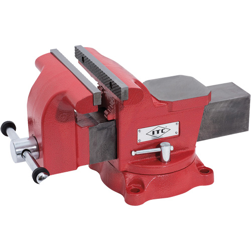 Mechanic's Vise, 8" Jaw Width, 3-1/2" Throat Depth Kelford