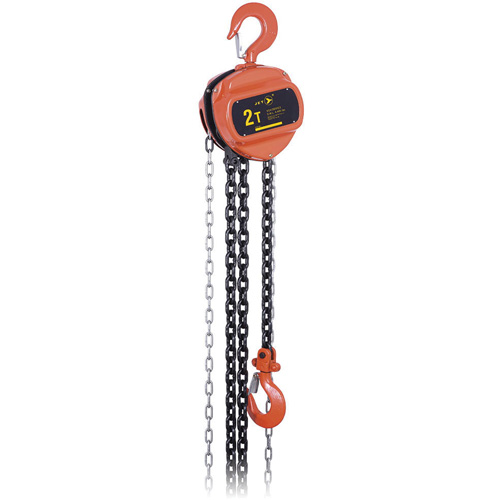 VCH Series Chain Hoist, 10' Lift, 4400 lbs. (2 tons) Capacity, Heat-Treated Alloy Steel Chain Kelford