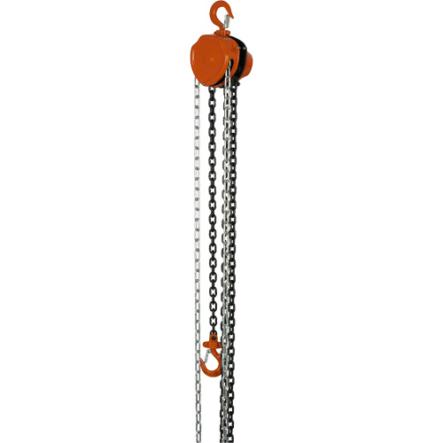 VHC Series Chain Hoists, 10' Lift, 1100 lbs. (0.5 tons) Capacity, Alloy Steel Chain Kelford