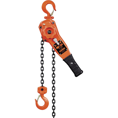 KLP-75L-5 KLP Series Lever Chain Hoists, 5' Lift, 1500 lbs. (0.75 tons) Capacity, Steel Chain Kelford
