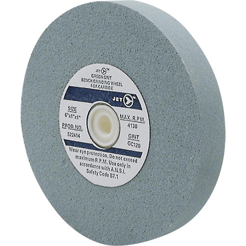 GC675C Bench Grinding Wheels, 6" x 3/4", 1" Arbor, Silicon Carbide Kelford