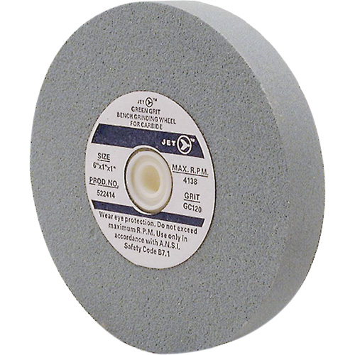 GC675M Bench Grinding Wheels, 6" x 3/4", 1" Arbor, Silicon Carbide Kelford