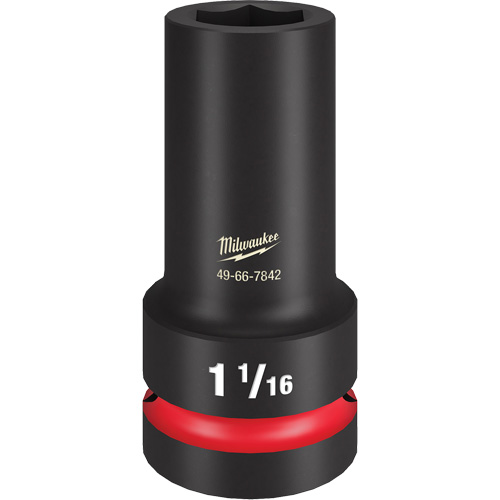 Shockwave Impact Duty Thin Wall Extra Socket, Impact, 1-1/16", 1" Drive, 6 Points, Deep Kelford