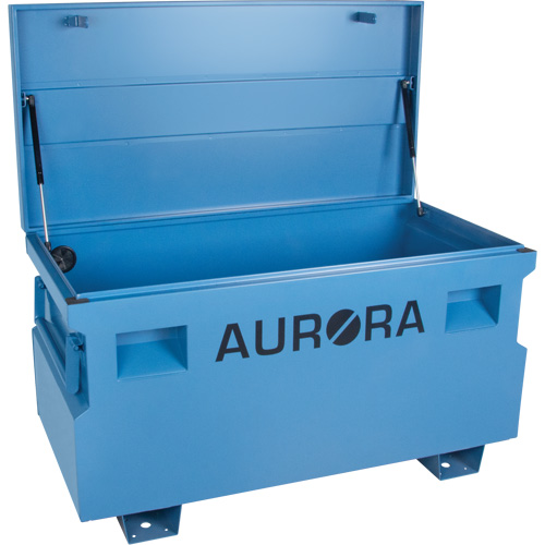 Jobsite Tool Box, 48" x 24" x 27-3/5", Steel, Blue Kelford