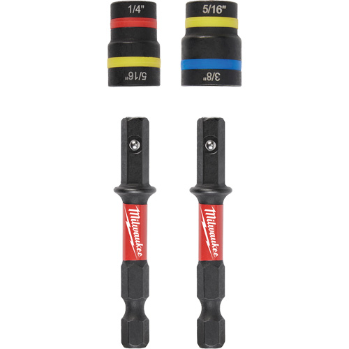 Jeu de tourne-&eacute;crous 2-en-1 Shockwave Impact Duty Quik-Clear, 5/16"/1/4"/3/8" prise, 2-1/2" lo, Magn&eacute;tique Kelford