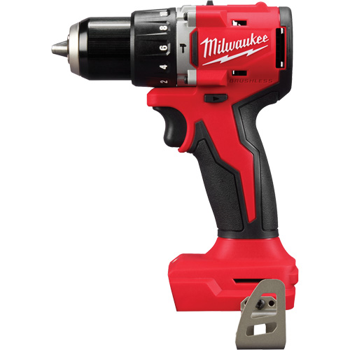 M18 Compact Brushless Hammer Drill/Driver (Tool Only), Lithium-Ion, 18 V, 1/2" Chuck, 550 in-lbs Torque Kelford