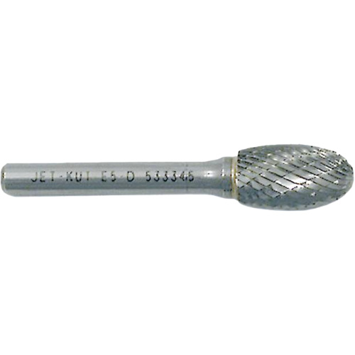 E3-DC JET-KUT&reg; GP Oval Shape Carbide Bur, 3/8" Dia. Kelford