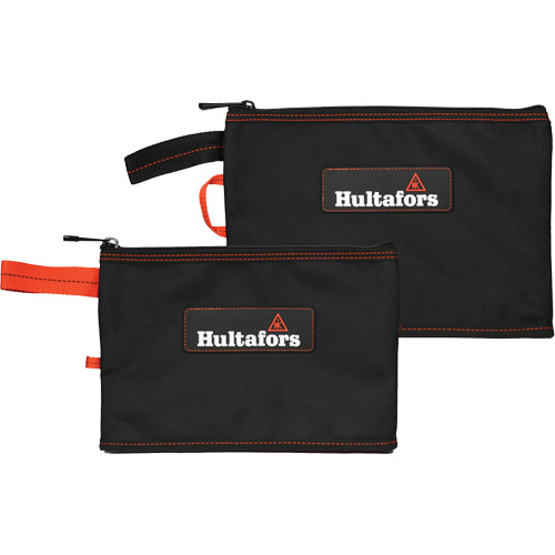 Multi-Purpose Zippered Bag, Ballistic Polyester, Black/Red Kelford