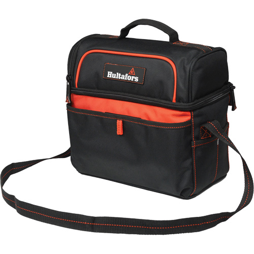 Sac &agrave; outils et glaci&egrave;re de 11", Polyester balistique, Noir/Rouge Kelford