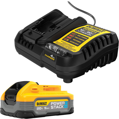 POWERSTACK Battery Kit, Lithium-Ion, 20 V, 5 Ah Kelford