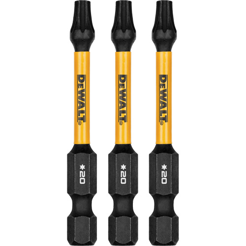 3-Piece FLEXTORQ&reg; Impact Screwdriving Bits, Torx, T-20, 1/4" Drive Kelford