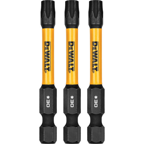 3-Piece FLEXTORQ&reg; Impact Screwdriving Bits, Torx, T-30, 1/4" Drive Kelford