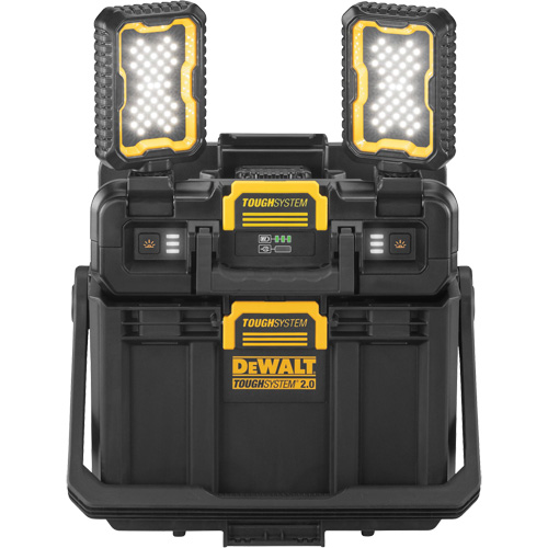 Baladeuse ajustable ToughSystem 2.0 avec rangement, 16" x 11" x 14", Noir/Jaune Kelford