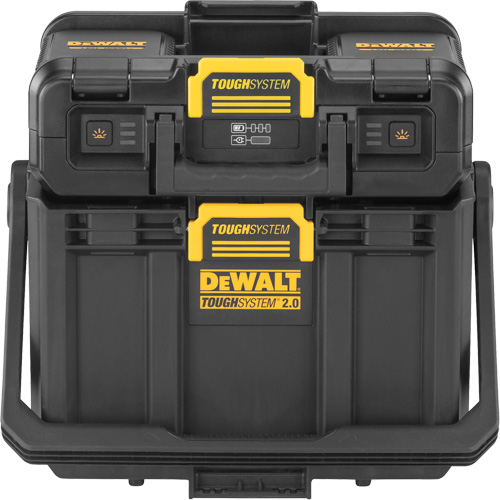 Baladeuse ajustable ToughSystem 2.0 avec rangement, 16" x 11" x 14", Noir/Jaune Kelford