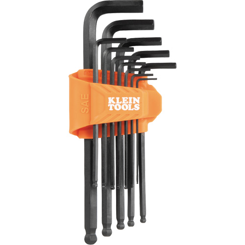 L-Style Ball-End Hex Key Wrench Set, 12 Pcs., Imperial Kelford