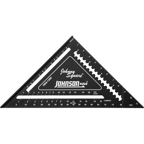 12" Johnny Square&reg; Professional Easy-Read Rafter Square Kelford