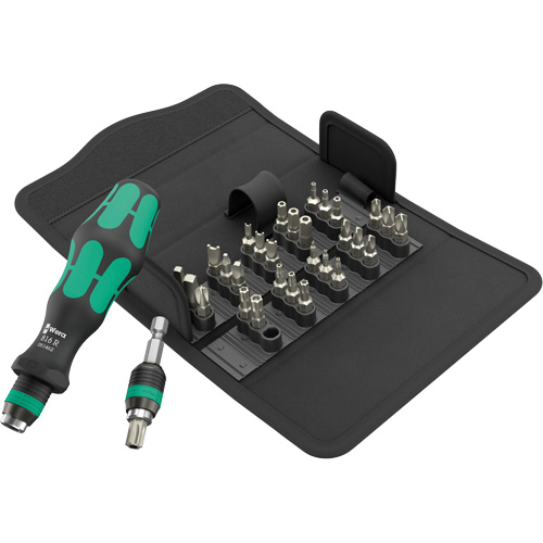 32-piece Kraftform Kompakt 71 Security Screwdriver, 4-17/25" L, Cushion Grip Handle Kelford