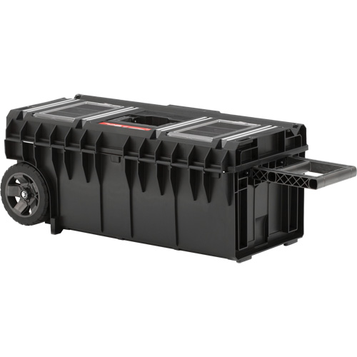 Arx Long Rolling Tool Chest, 31-1/5" x 15-1/5" x 12-7/10", Black Kelford