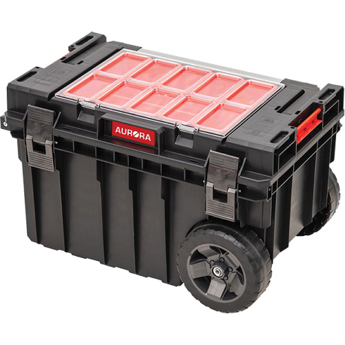 Arx&reg; Rolling Tool Chest, 23-4/5" x 16" x 15-3/5", Black Kelford