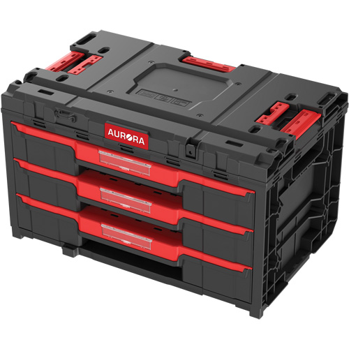 Boîte &agrave; outils &agrave; 3 tiroirs Arx, 23-1/10" x 15" x 13-2/5', Noir Kelford