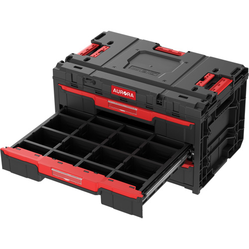 Boîte &agrave; outils &agrave; 3 tiroirs Arx, 23-1/10" x 15" x 13-2/5', Noir Kelford