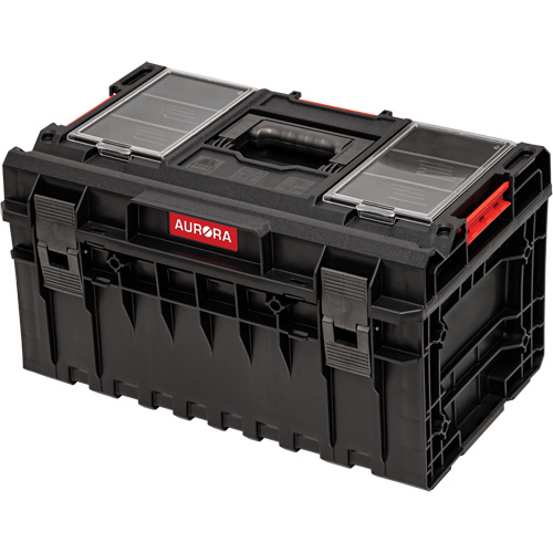 Arx&reg; Medium Toolbox, 23" x 15-1/5" x 12-3/5", Black Kelford