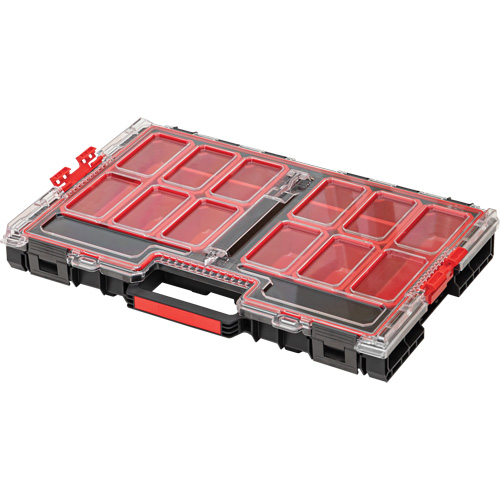 Grand organisateur avec bacs Arx, 21" x 15" x 3", Noir Kelford